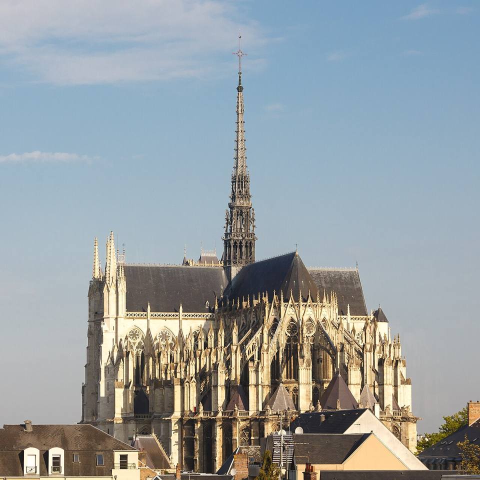 Amiens Cathedral, seen from the east