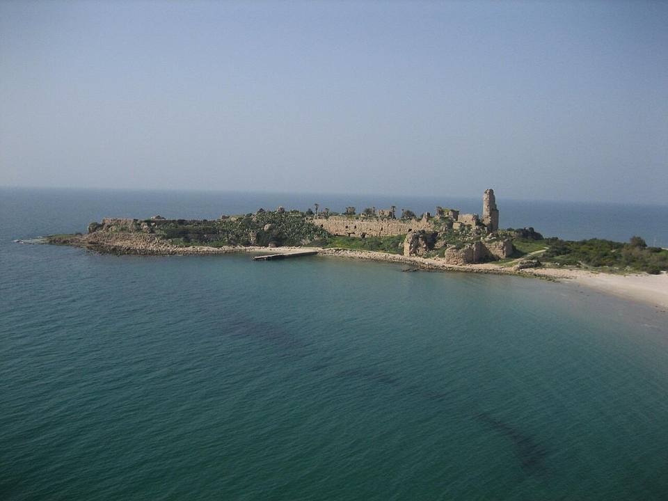 The crusader fortress of Athlit, Israel