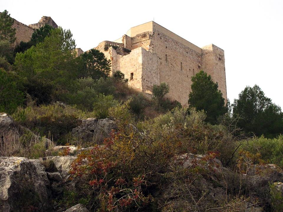 Castell de Miravet, north wall